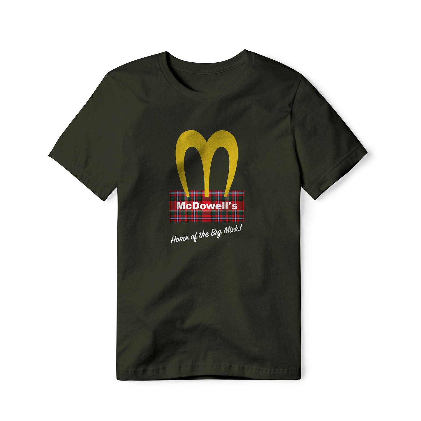 McDowell's Logo (Plaid) : Coming To America Movie, Classic Cotton Tee