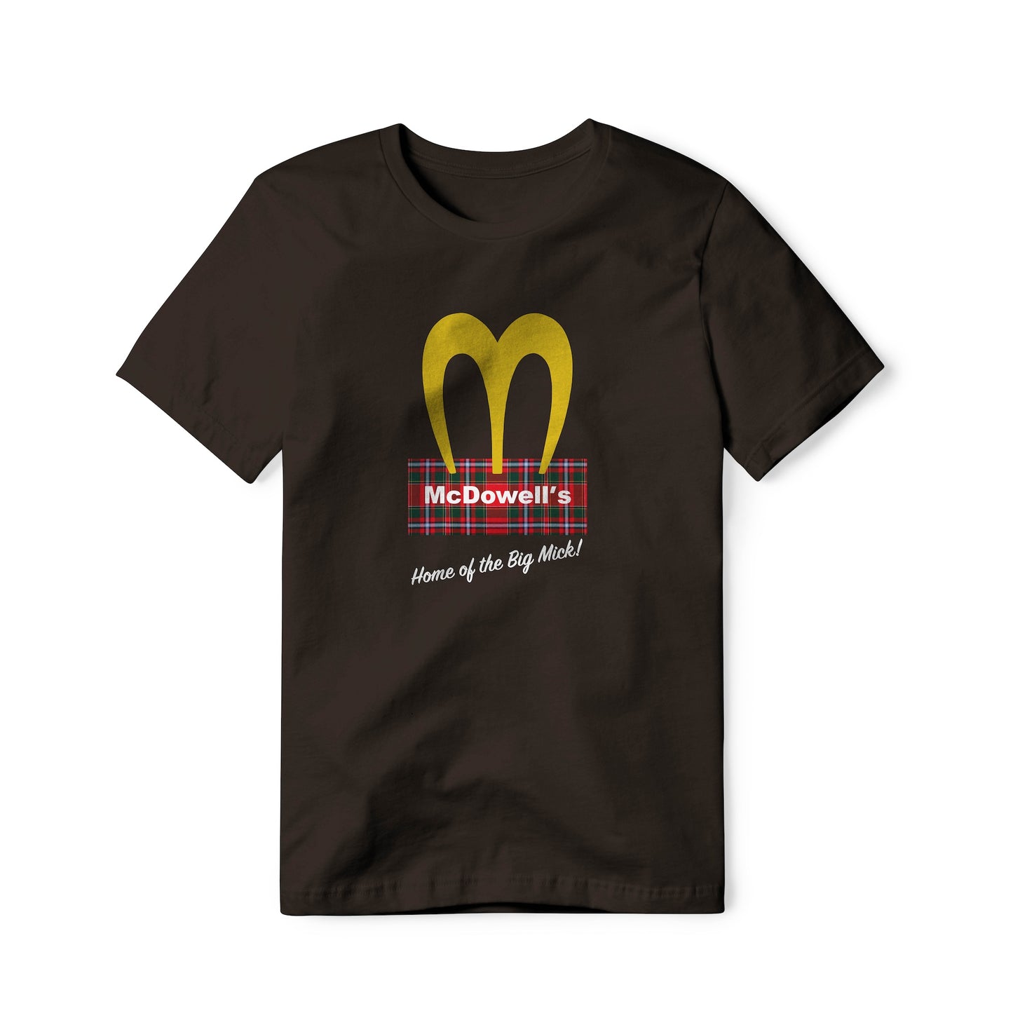 McDowell's Logo (Plaid) : Coming To America Movie, Classic Cotton Tee