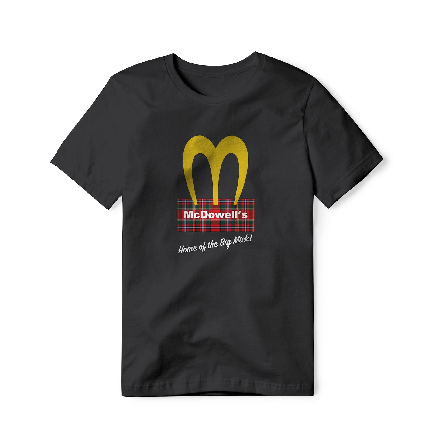 McDowell's Logo (Plaid) : Coming To America Movie, Classic Cotton Tee