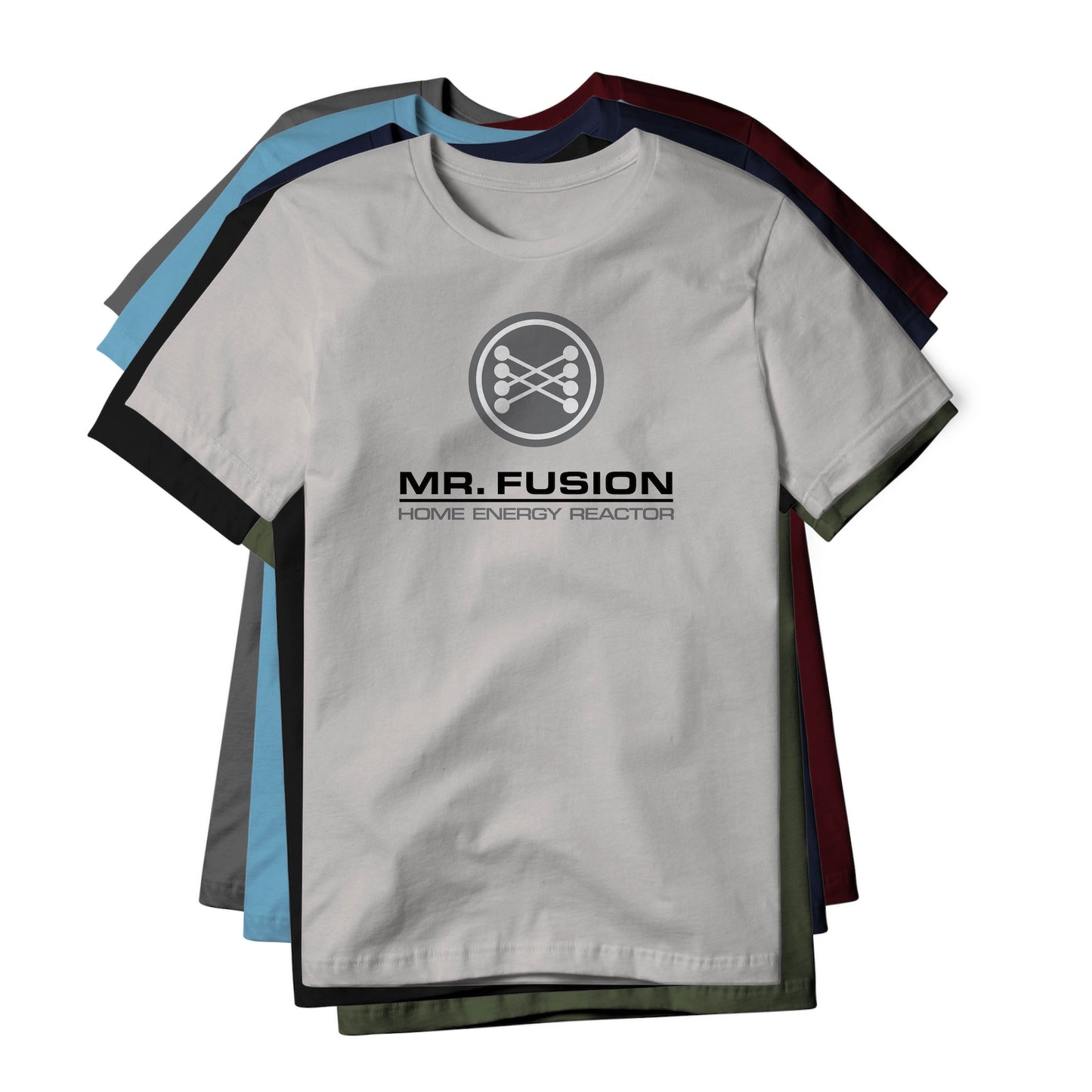 Mr. Fusion Logo : Back To The Future Movie, Classic Cotton Tee