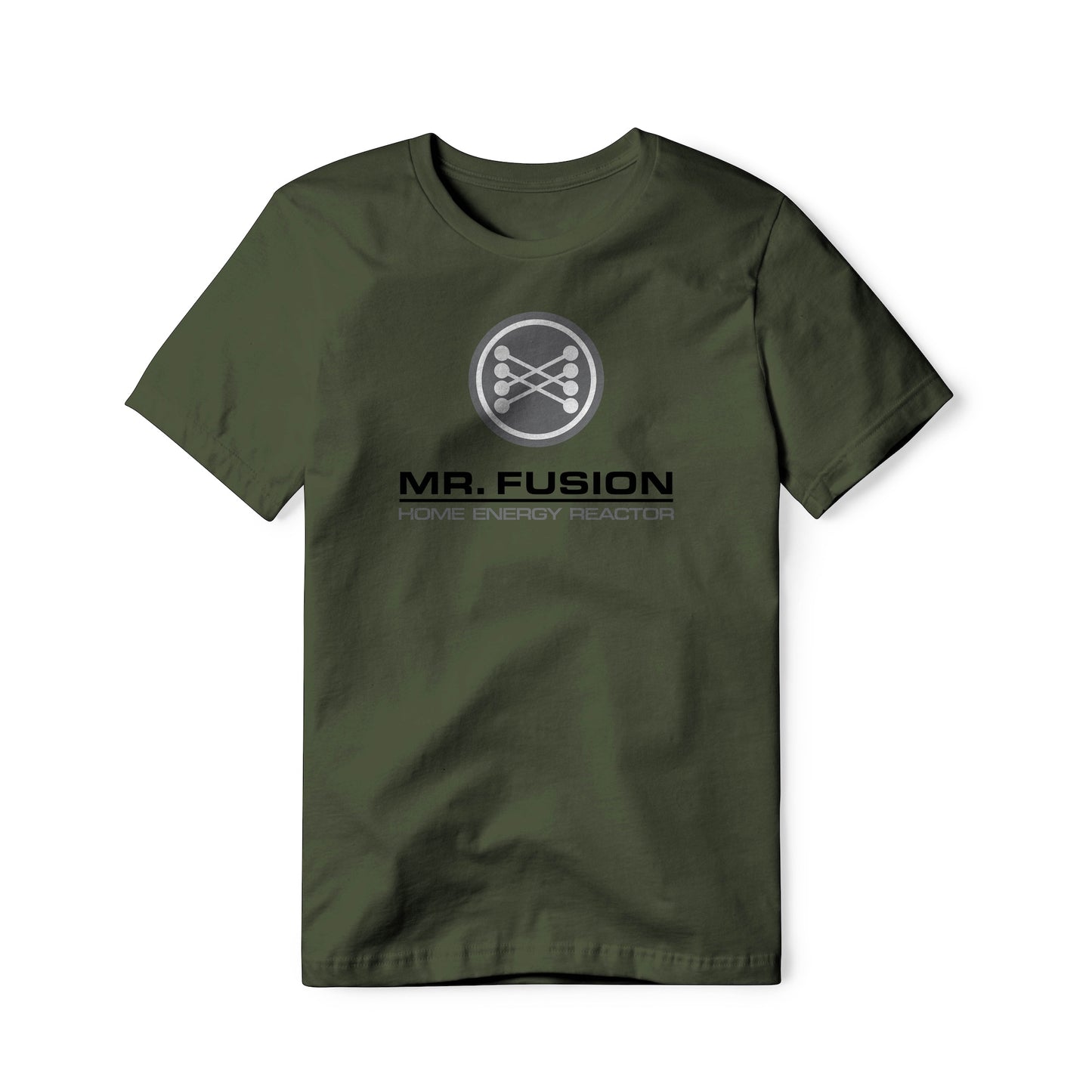 Mr. Fusion Logo : Back To The Future Movie, Classic Cotton Tee