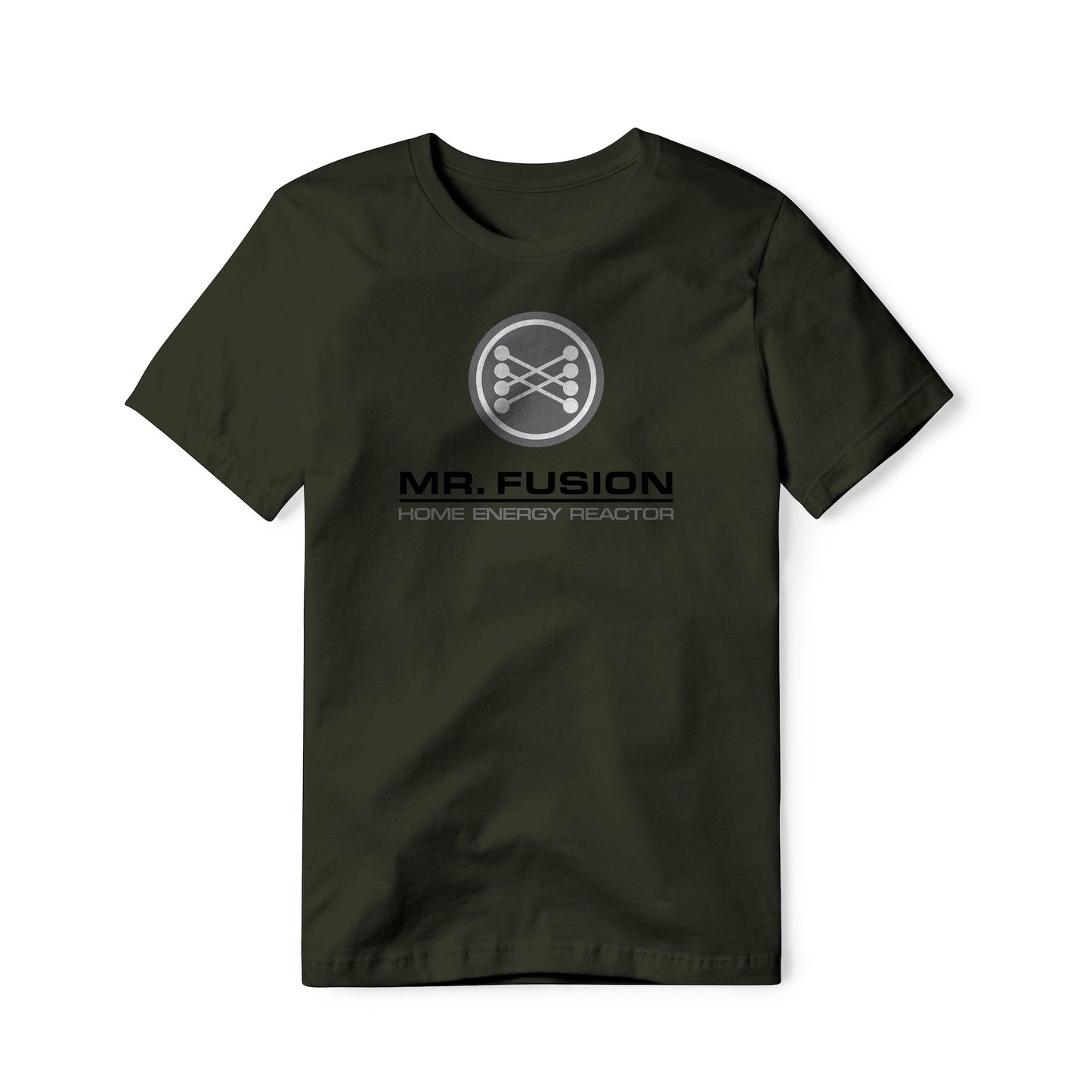 Mr. Fusion Logo : Back To The Future Movie, Classic Cotton Tee
