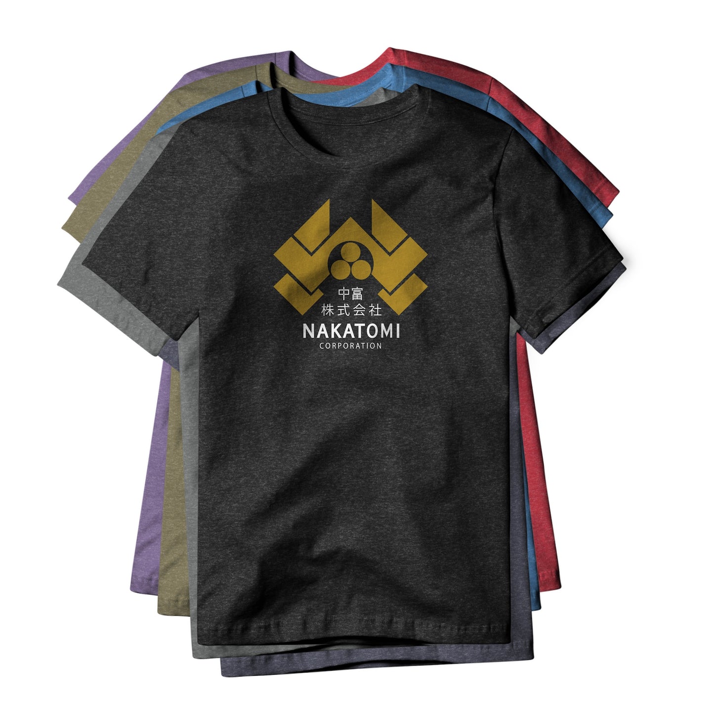 Nakatomi Corporation Logo : Die Hard Movie, Cotton/Poly Blend Tee