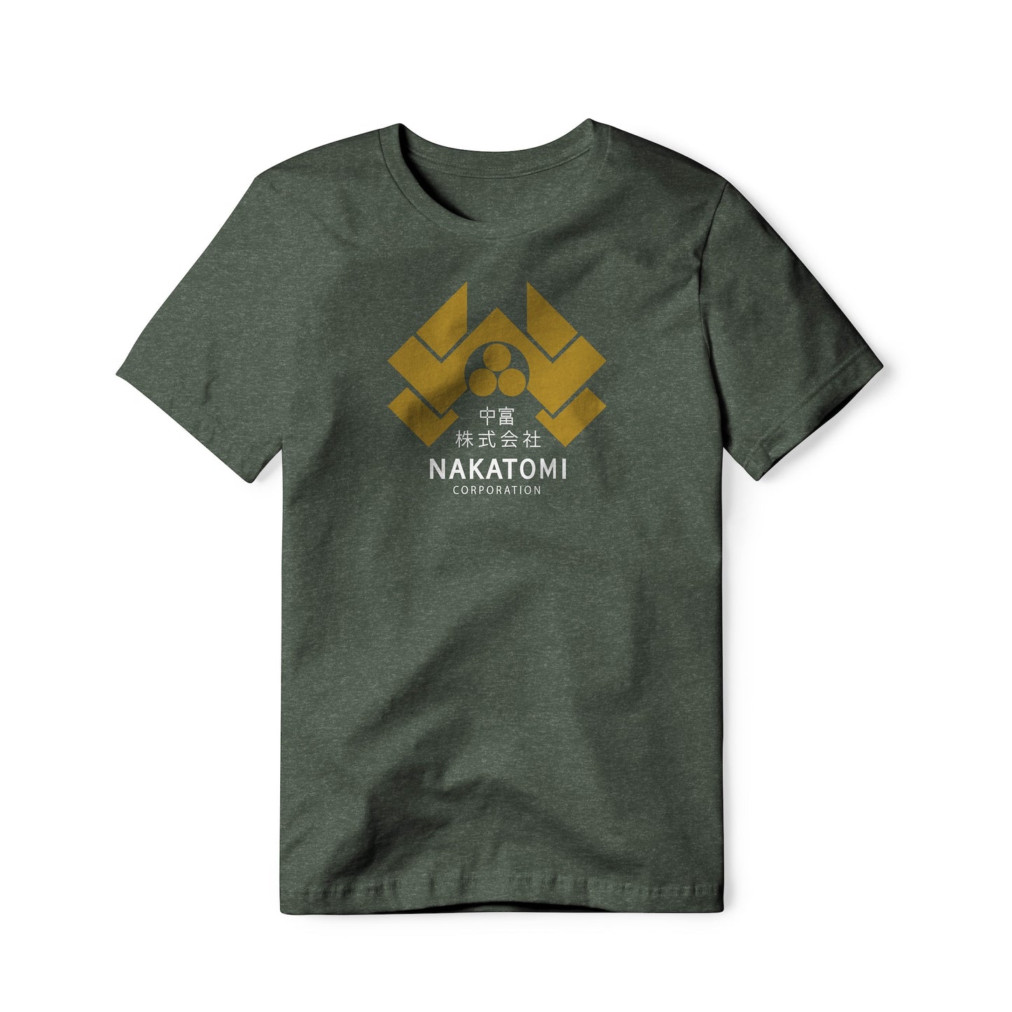 Nakatomi Corporation Logo : Die Hard Movie, Cotton/Poly Blend Tee