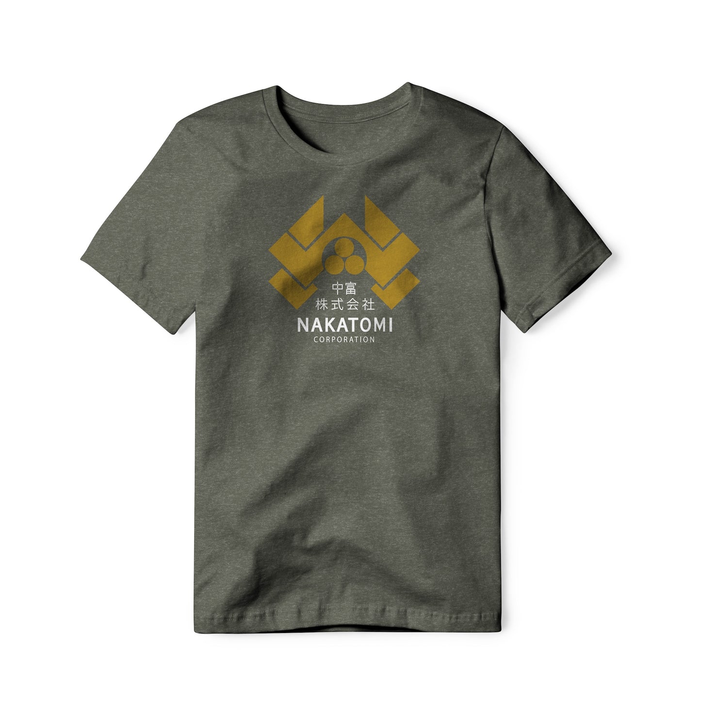 Nakatomi Corporation Logo : Die Hard Movie, Cotton/Poly Blend Tee