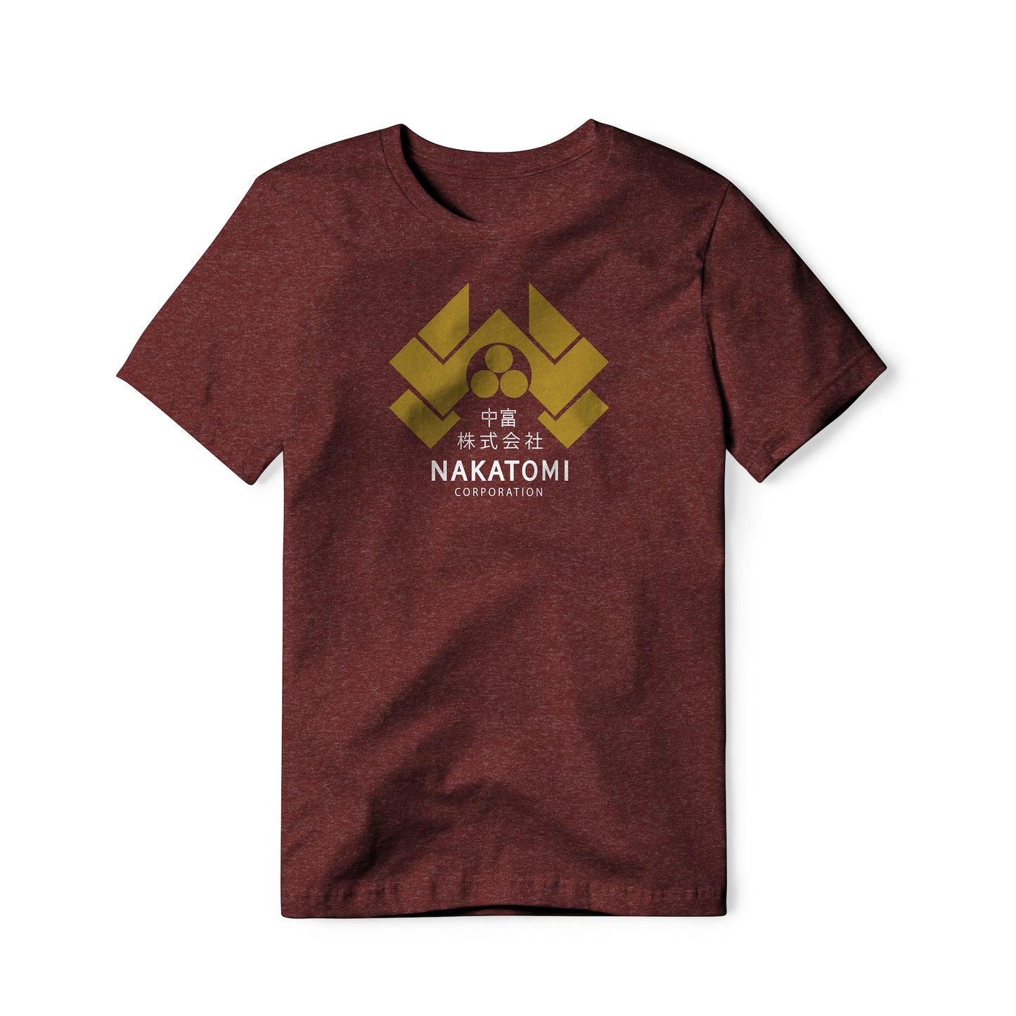 Nakatomi Corporation Logo : Die Hard Movie, Cotton/Poly Blend Tee