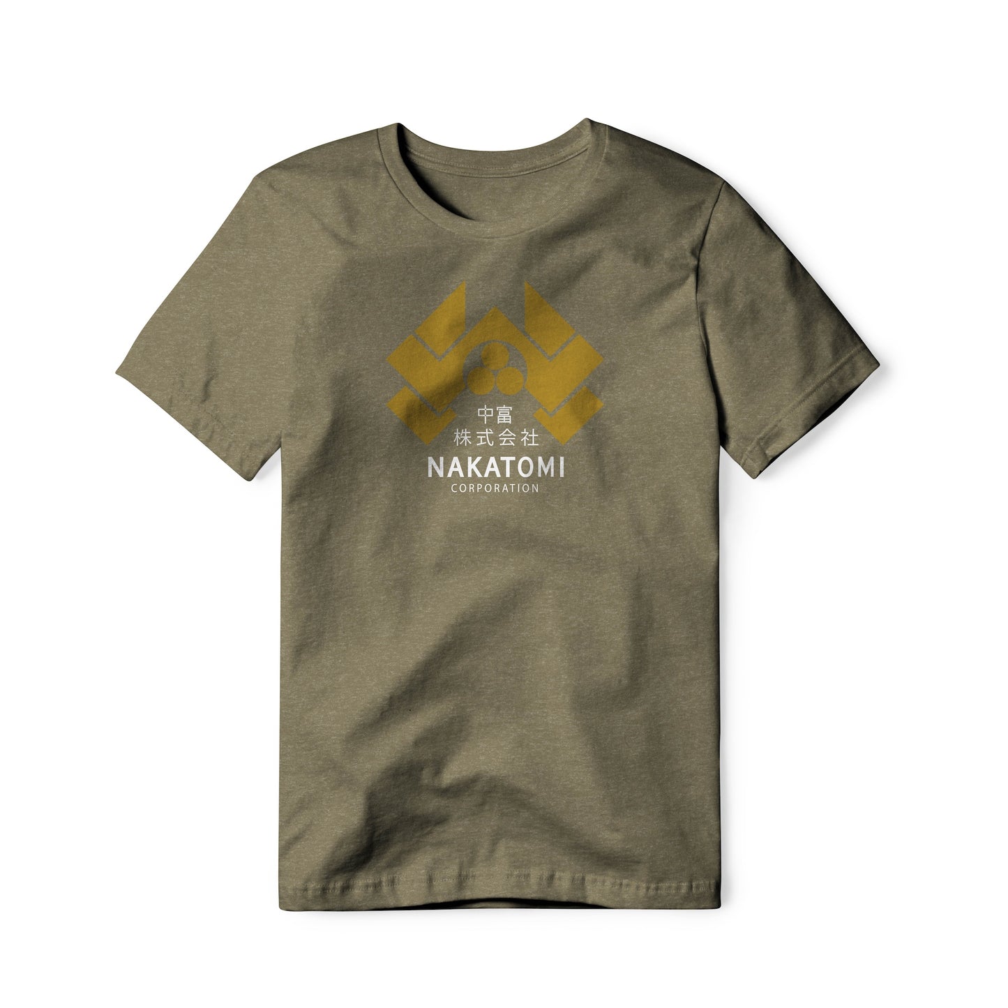Nakatomi Corporation Logo : Die Hard Movie, Cotton/Poly Blend Tee