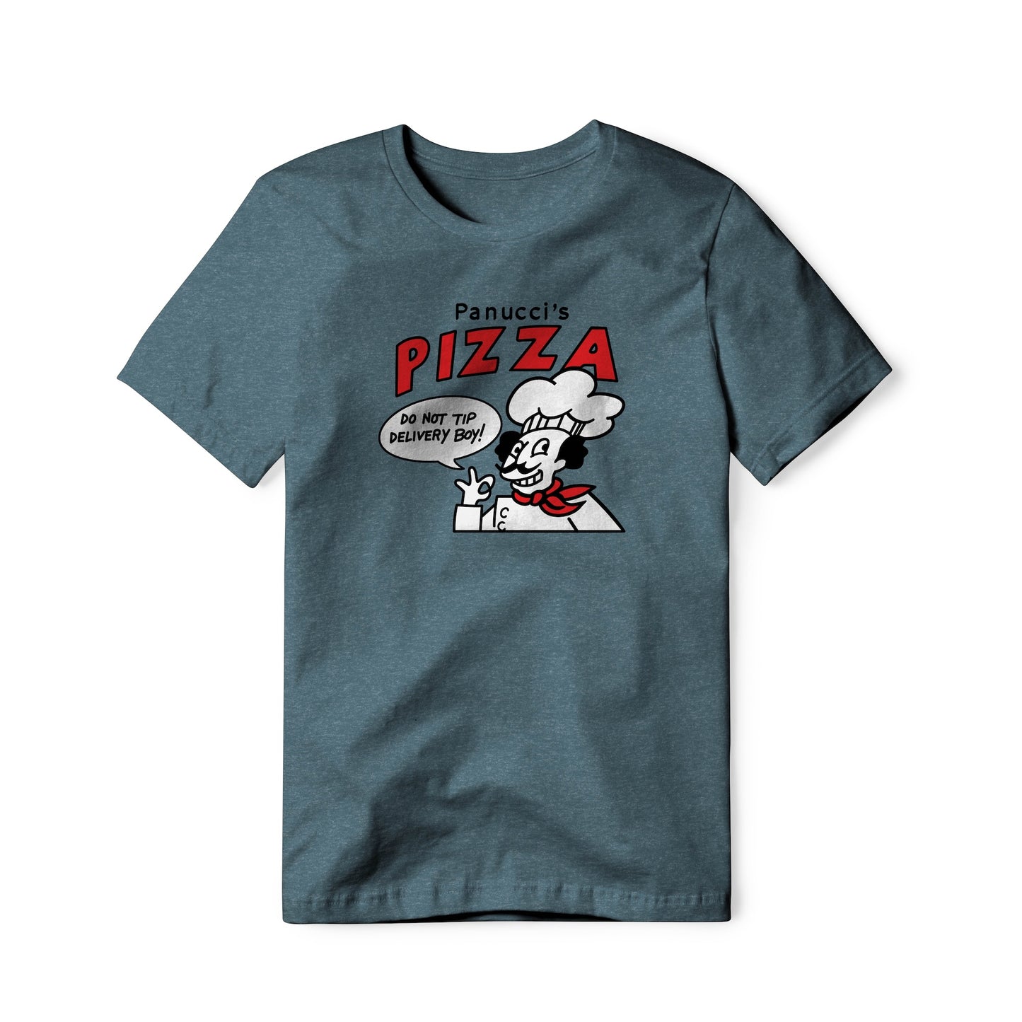 Panucci's Pizza Logo : Futurama Show, Cotton/Poly Blend Tee