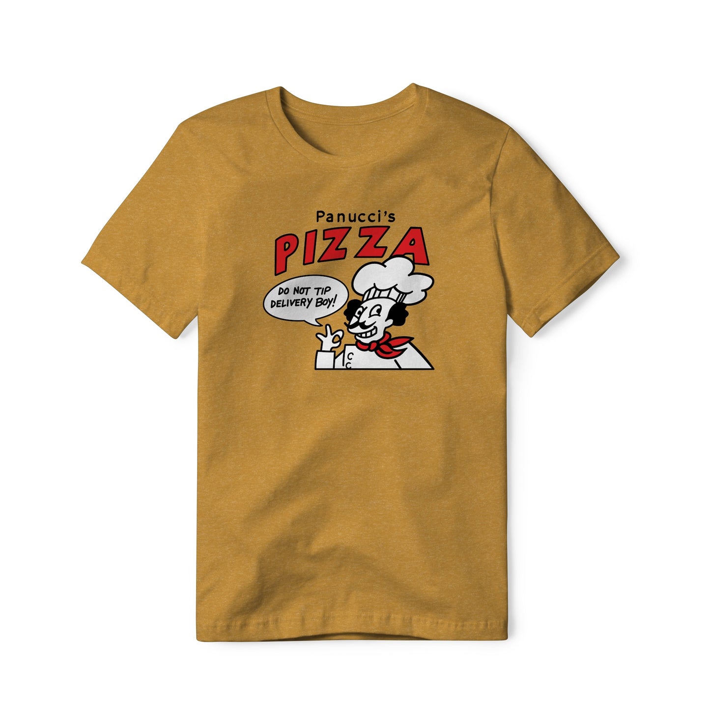 Panucci's Pizza Logo : Futurama Show, Cotton/Poly Blend Tee