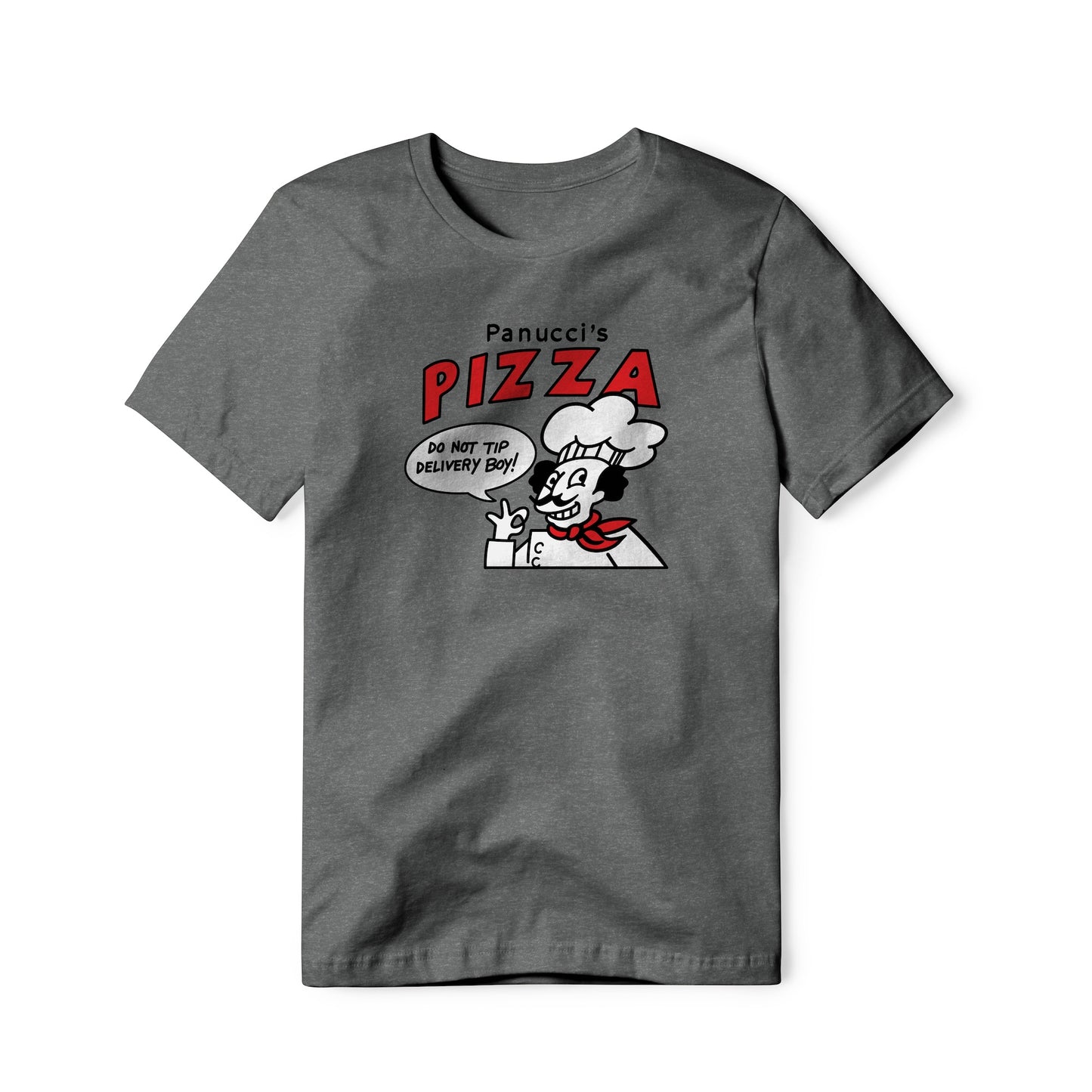 Panucci's Pizza Logo : Futurama Show, Cotton/Poly Blend Tee