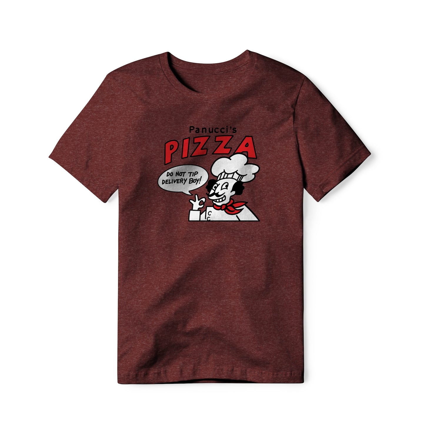 Panucci's Pizza Logo : Futurama Show, Cotton/Poly Blend Tee