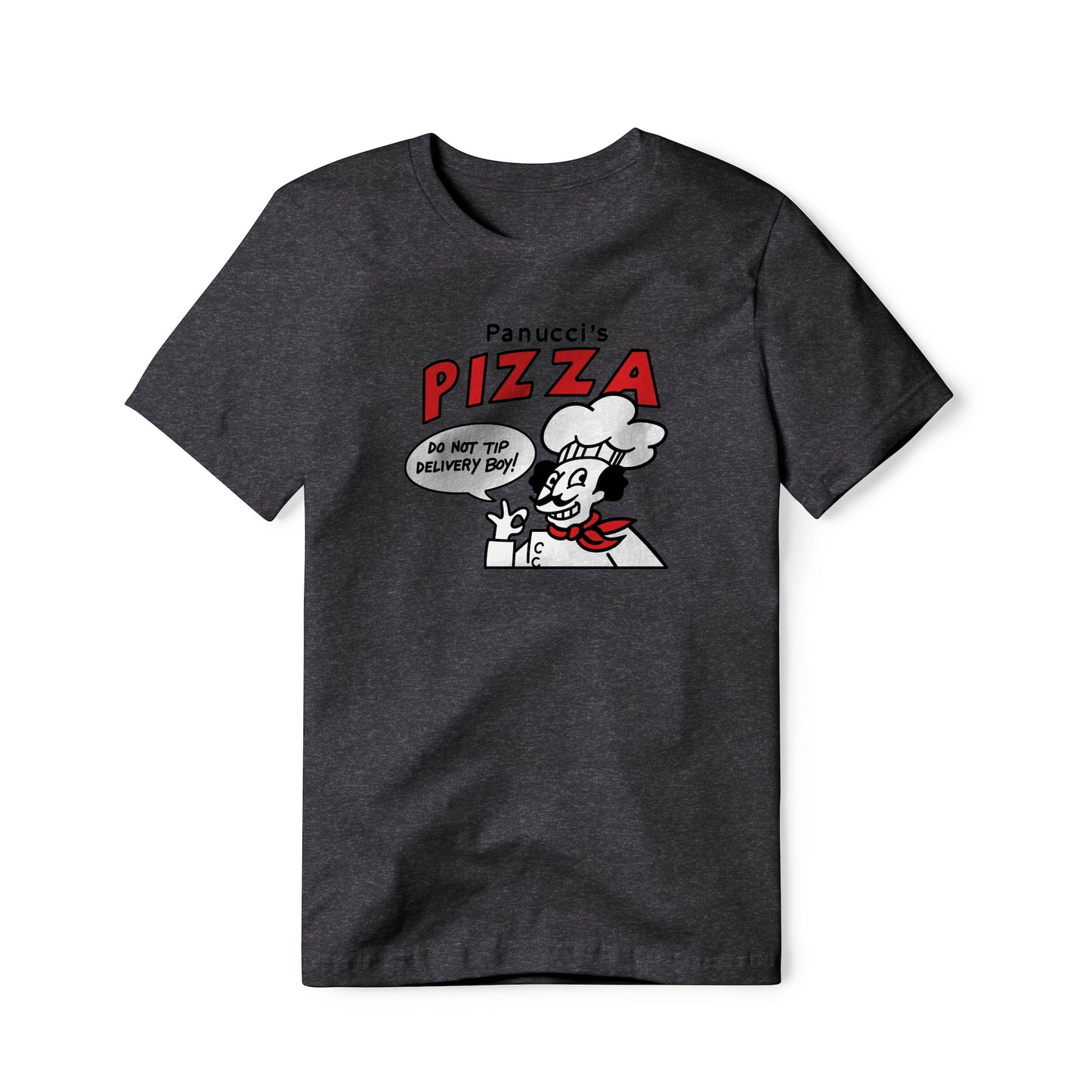 Panucci's Pizza Logo : Futurama Show, Cotton/Poly Blend Tee