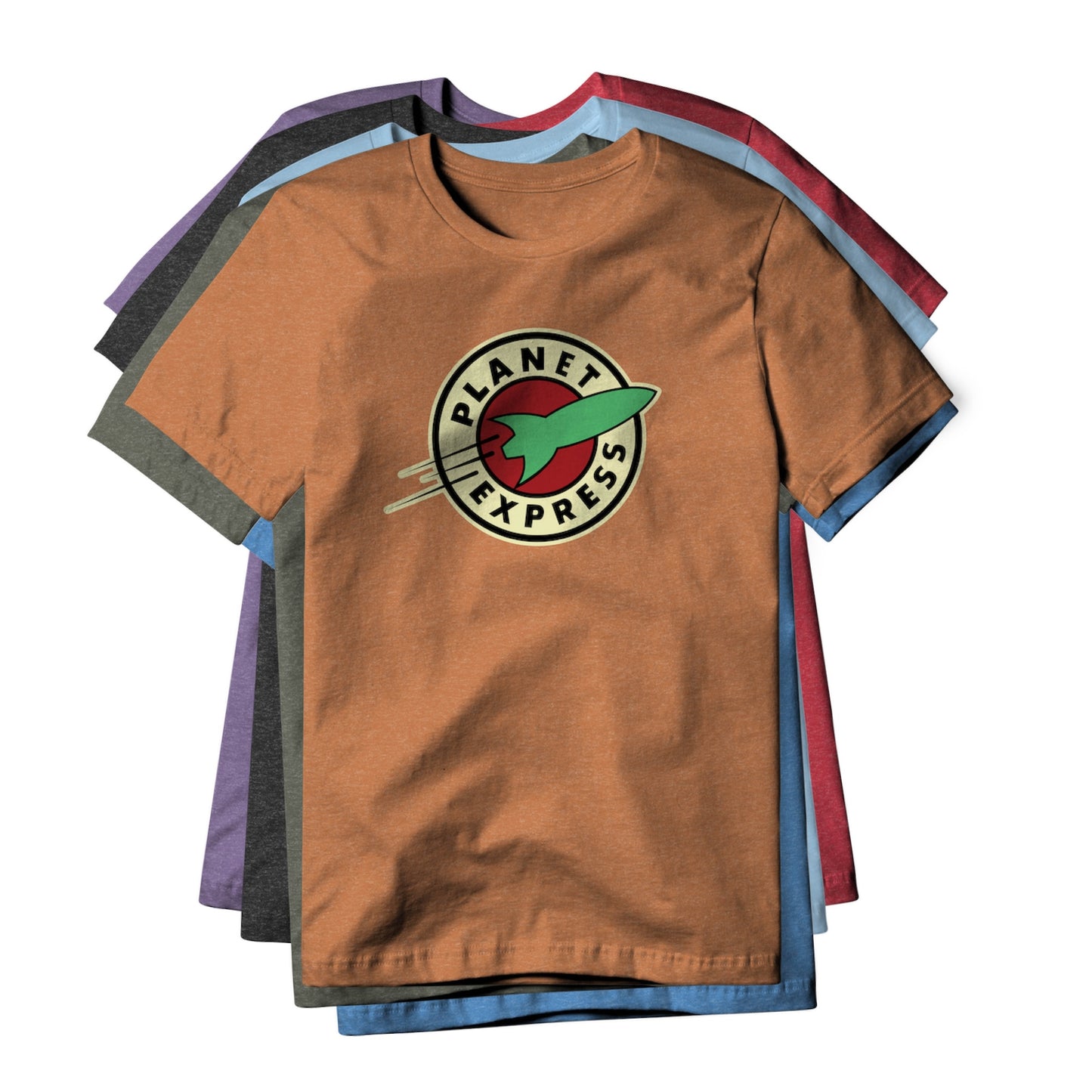 Planet Express Logo : Futurama Show, Cotton/Poly Blend Tee