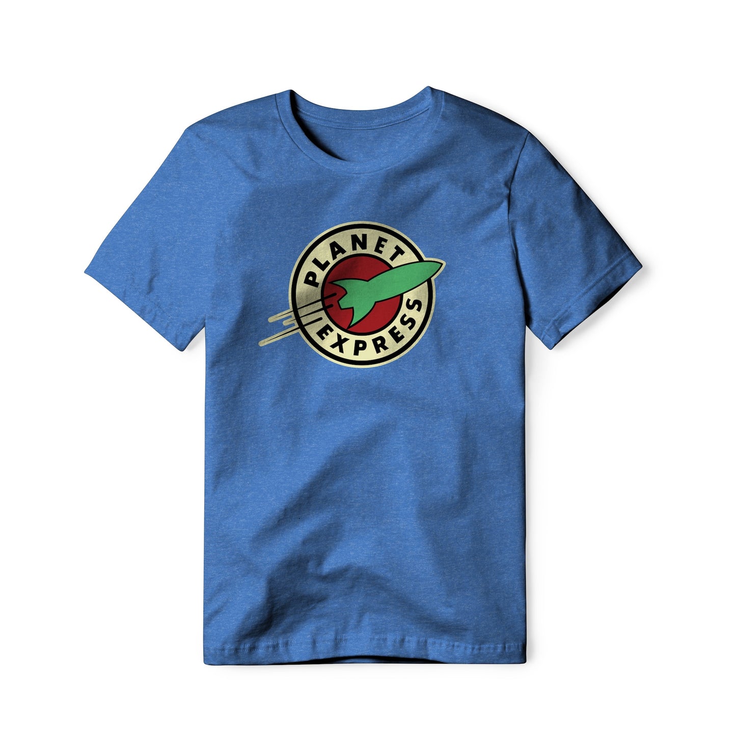 Planet Express Logo : Futurama Show, Cotton/Poly Blend Tee