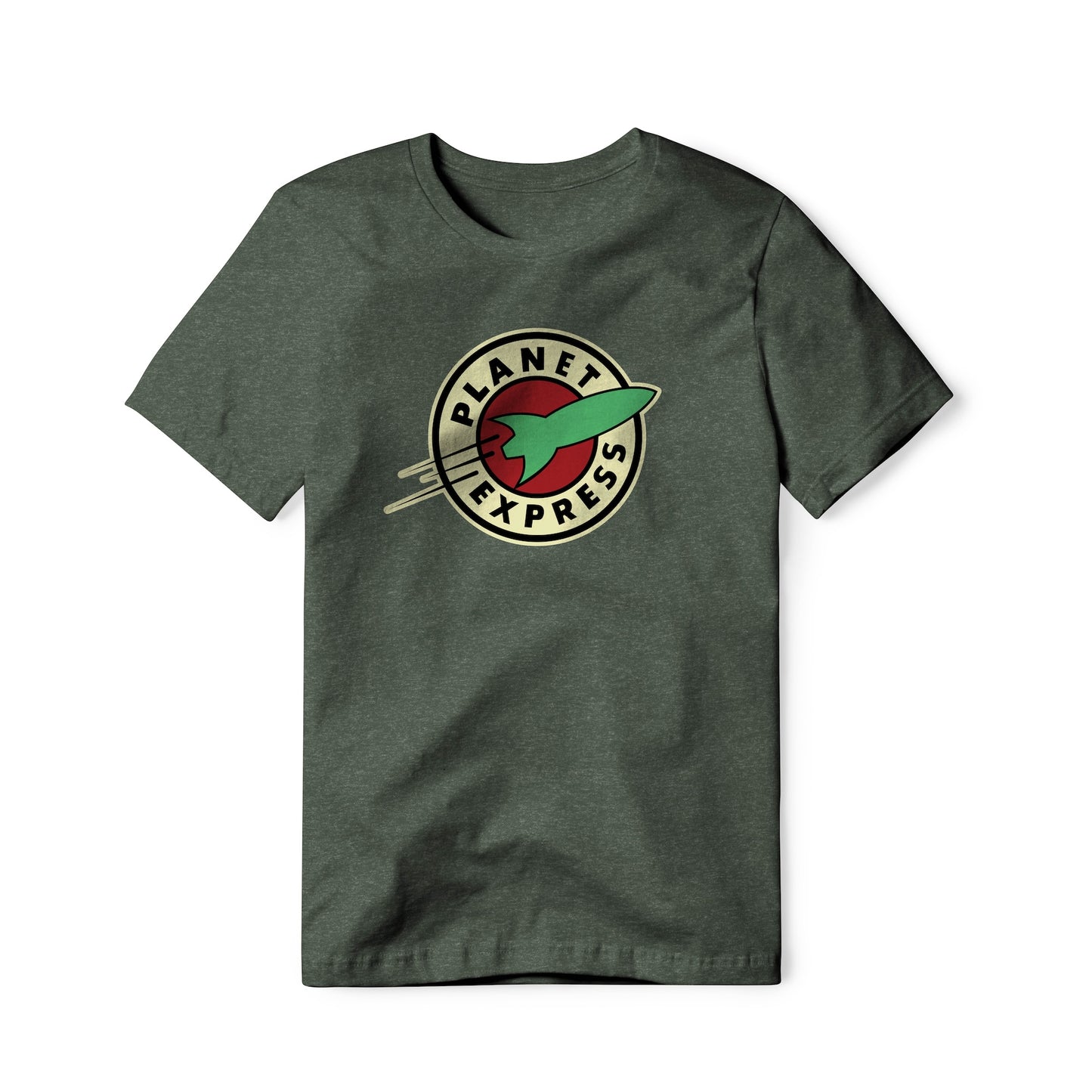 Planet Express Logo : Futurama Show, Cotton/Poly Blend Tee