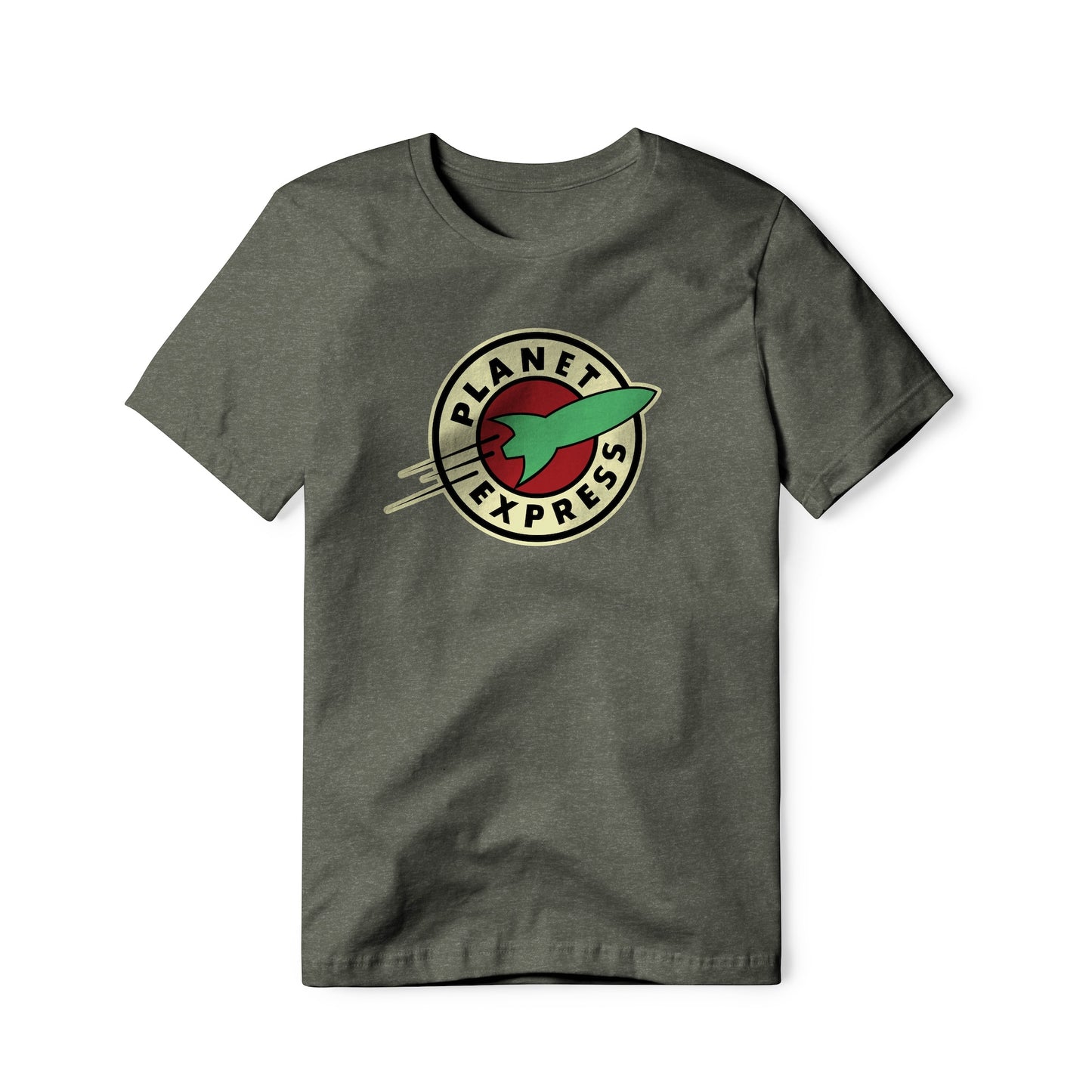 Planet Express Logo : Futurama Show, Cotton/Poly Blend Tee