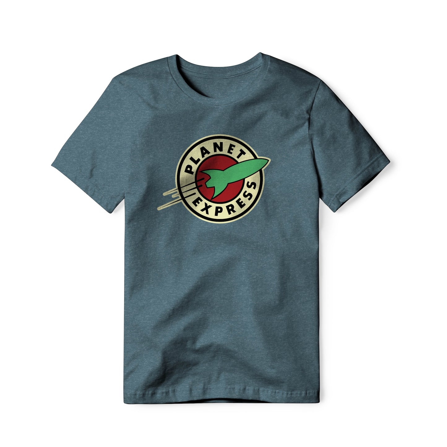 Planet Express Logo : Futurama Show, Cotton/Poly Blend Tee