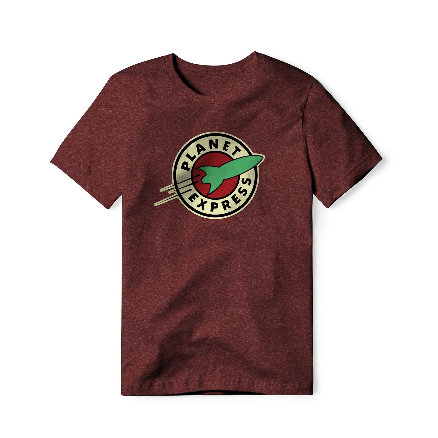 Planet Express Logo : Futurama Show, Cotton/Poly Blend Tee