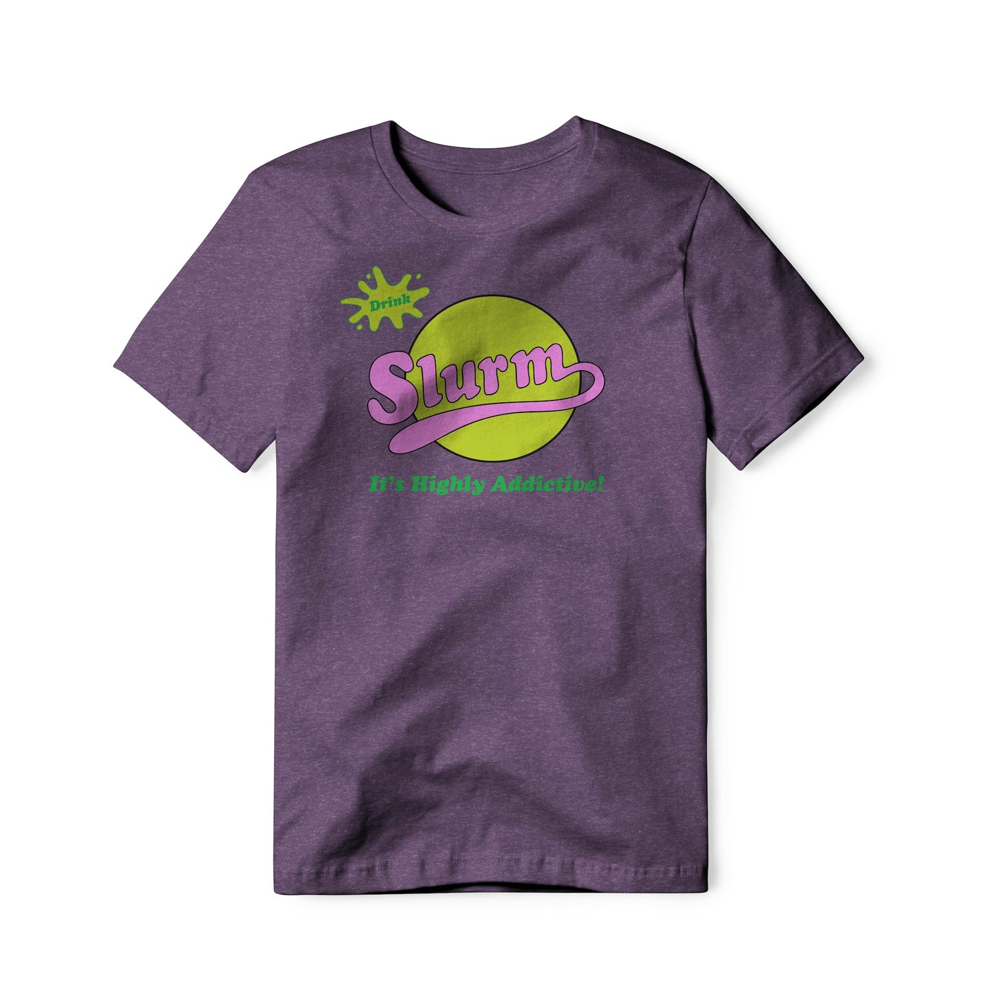 Slurm Logo : Futurama Show, Cotton/Poly Blend Tee