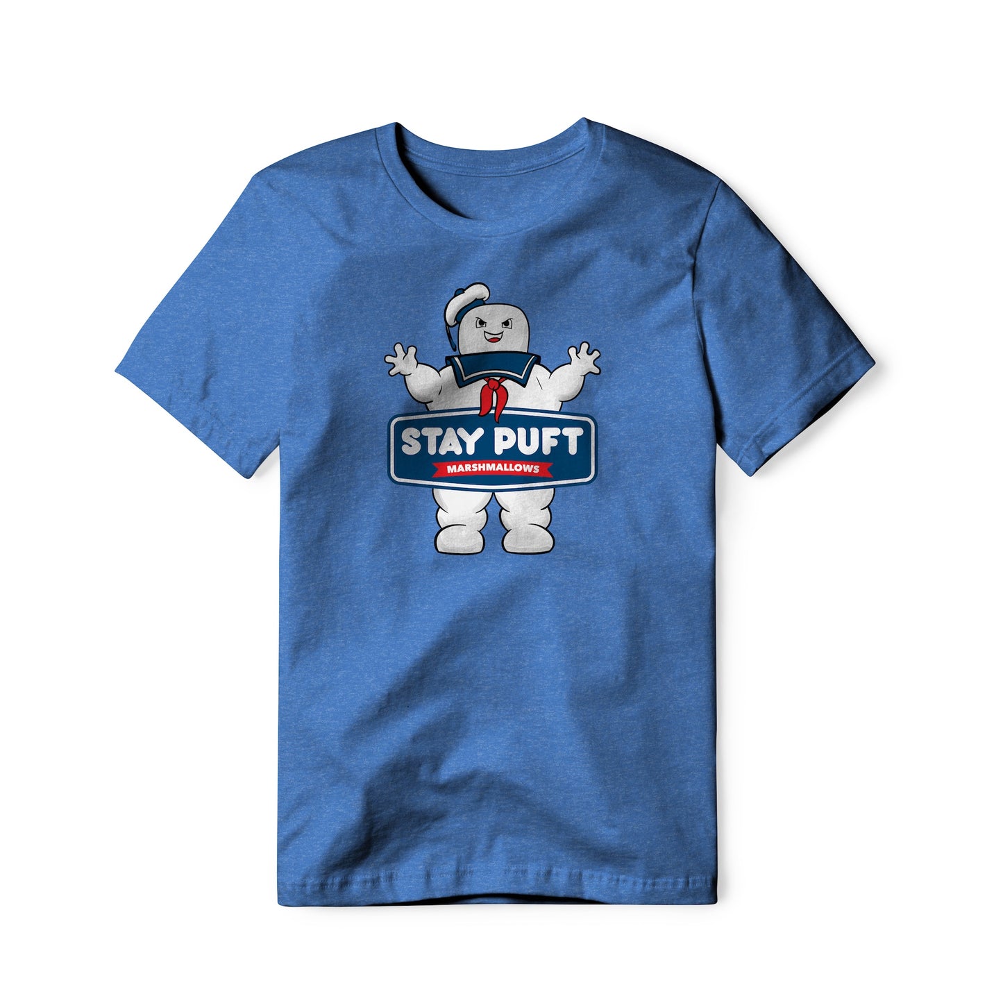 Stay Puft Marshmallows Logo (Evil) : Ghostbusters Movie, Cotton/Poly Blend Tee