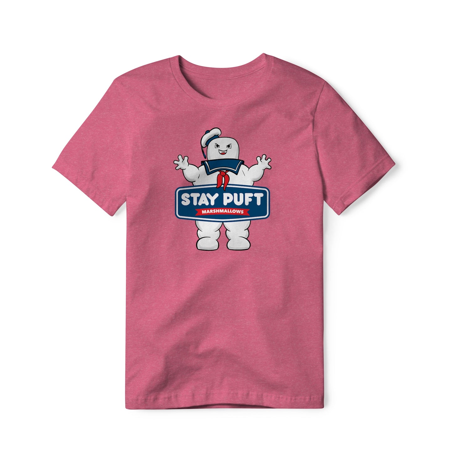Stay Puft Marshmallows Logo (Evil) : Ghostbusters Movie, Cotton/Poly Blend Tee