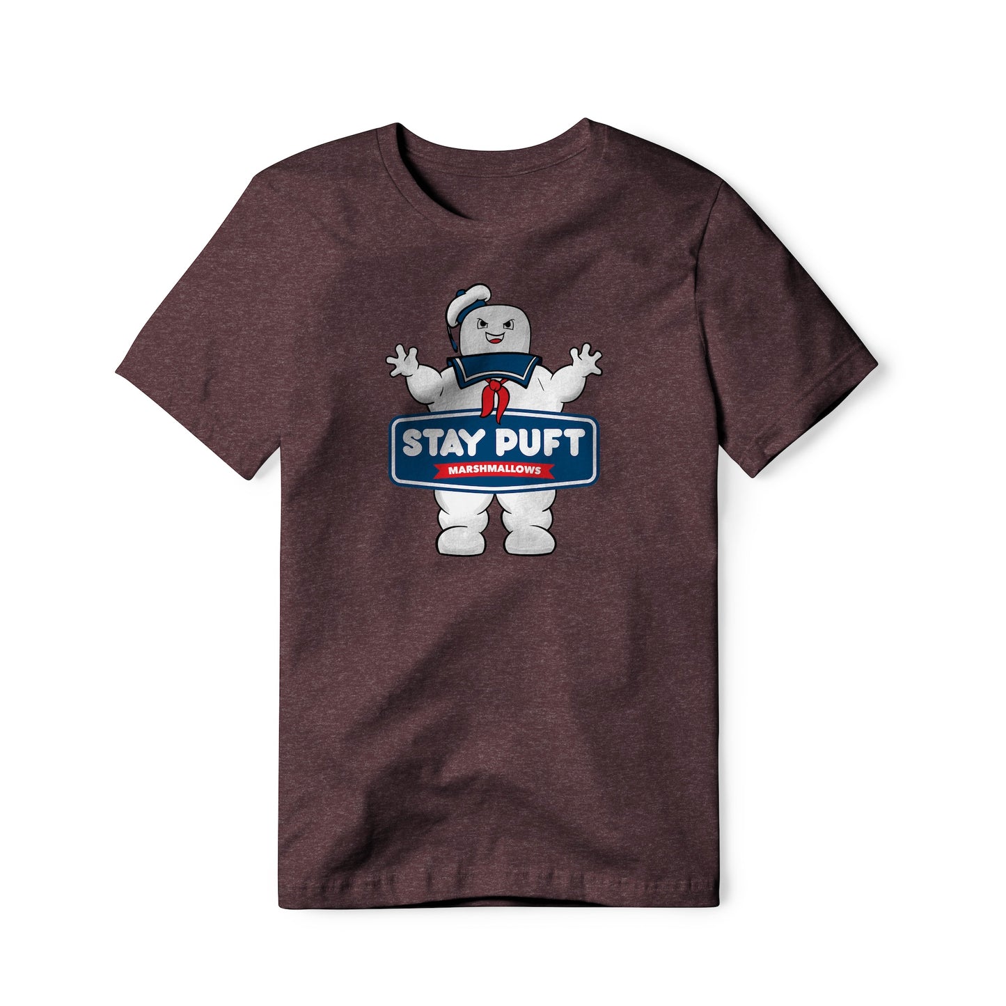Stay Puft Marshmallows Logo (Evil) : Ghostbusters Movie, Cotton/Poly Blend Tee