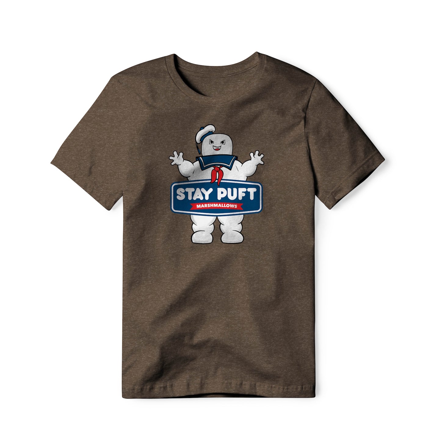 Stay Puft Marshmallows Logo (Evil) : Ghostbusters Movie, Cotton/Poly Blend Tee