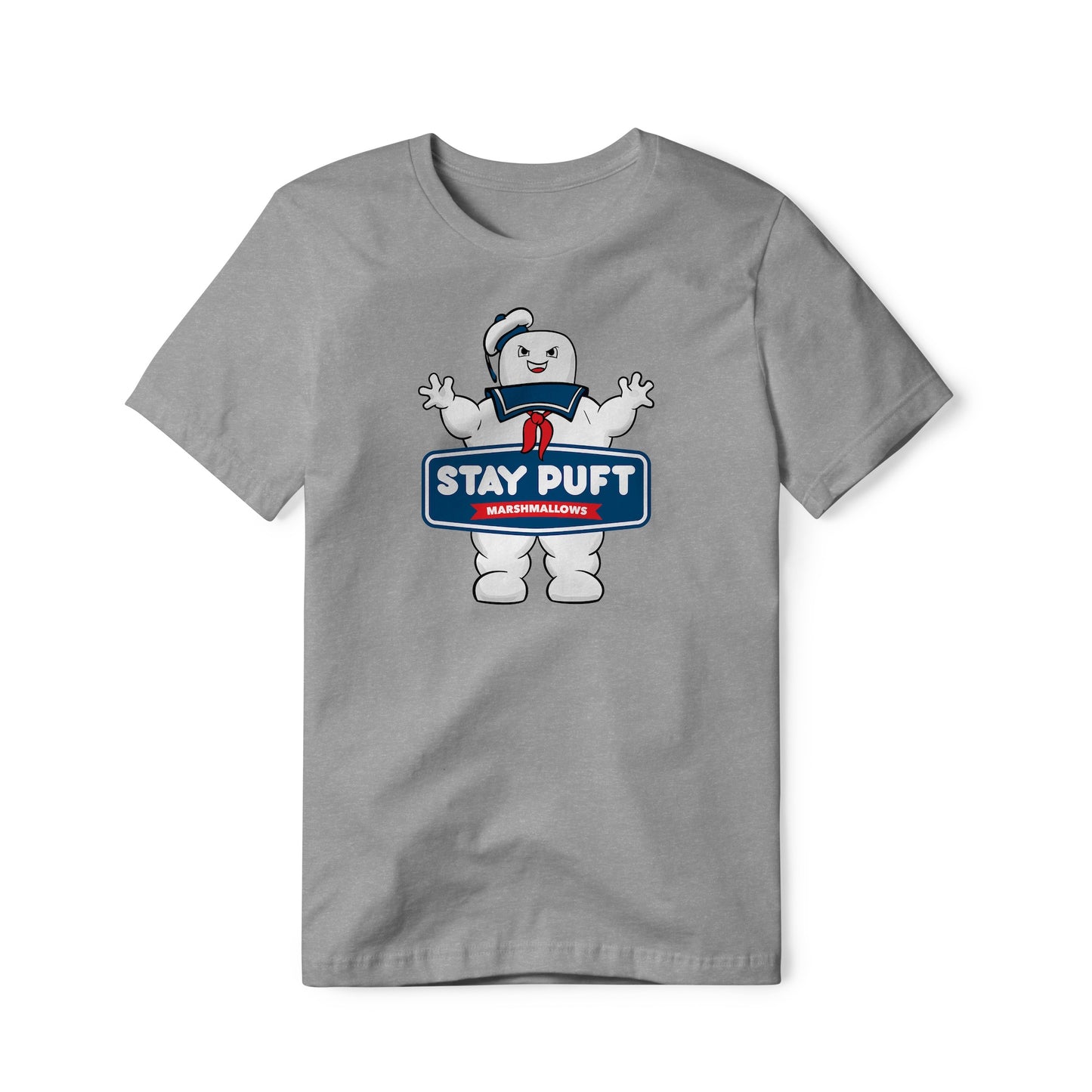Stay Puft Marshmallows Logo (Evil) : Ghostbusters Movie, Cotton/Poly Blend Tee