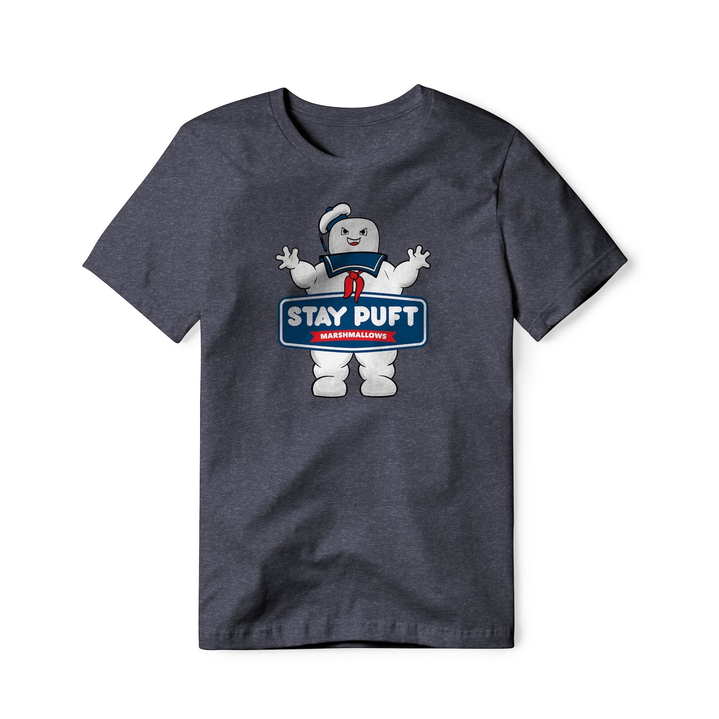 Stay Puft Marshmallows Logo (Evil) : Ghostbusters Movie, Cotton/Poly Blend Tee
