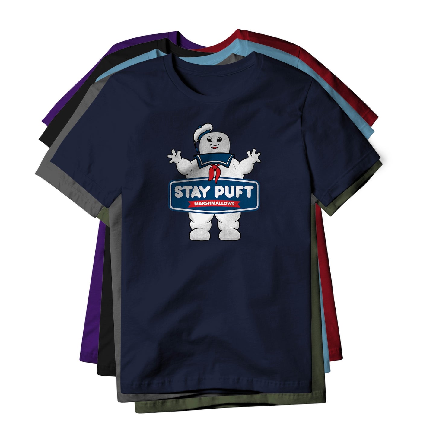 Stay Puft Marshmallows Logo (Good) : Ghostbusters Movie, Classic Cotton Tee