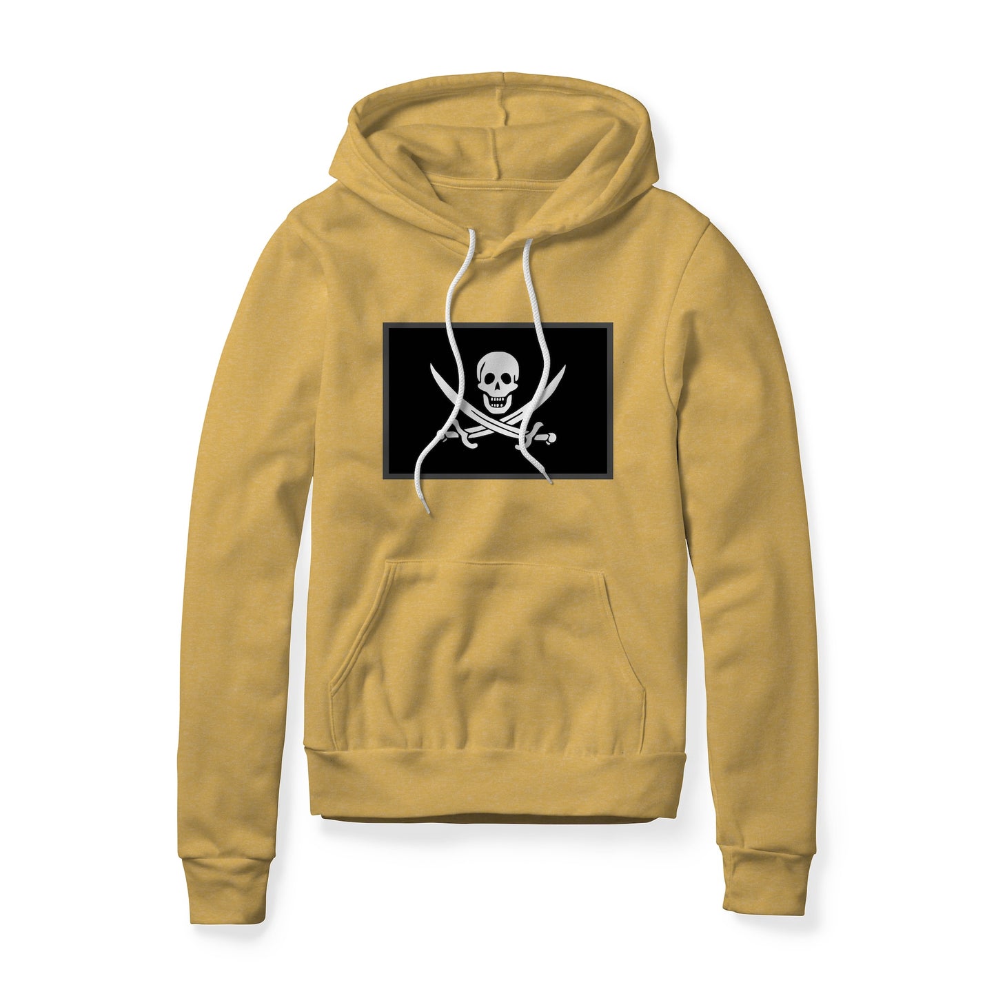 Jolly Roger Pirate Flag (Swords), Fleece Hoodie