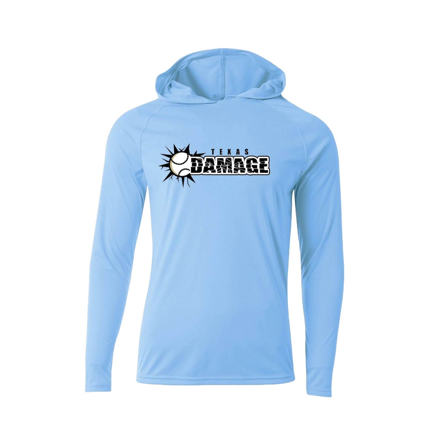 Texas Damage Poly Hoodie LS