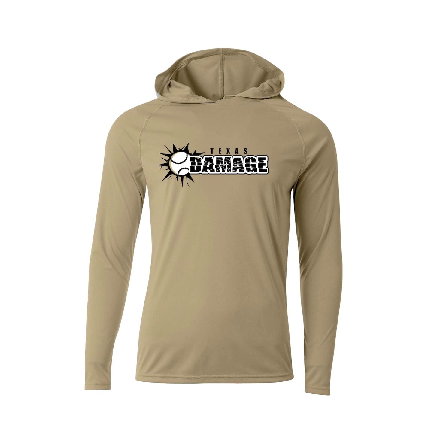 Texas Damage Poly Hoodie LS