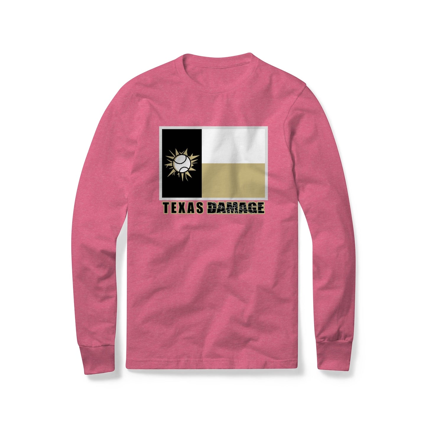 Texas Damage LS Cotton Blend Tee