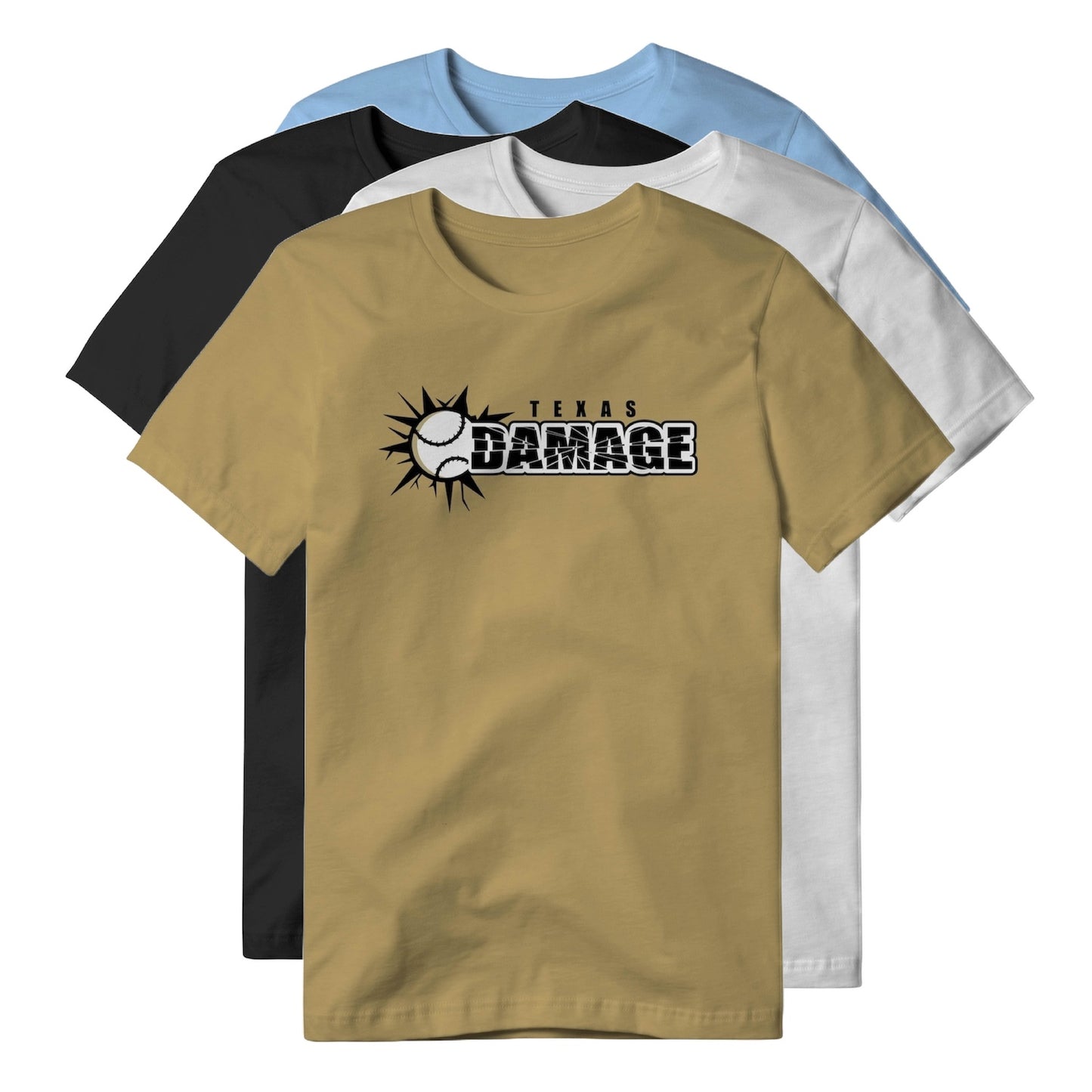 Texas Damage Poly Tee SS