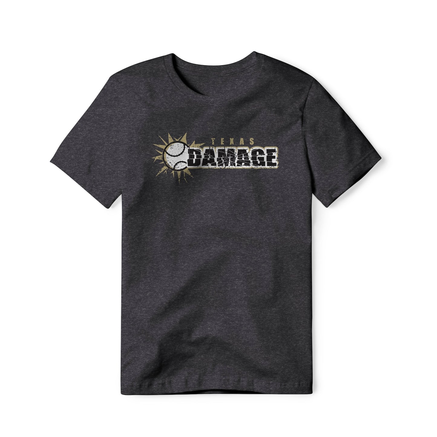 Texas Damage Cotton/Poly Blend Tee SS