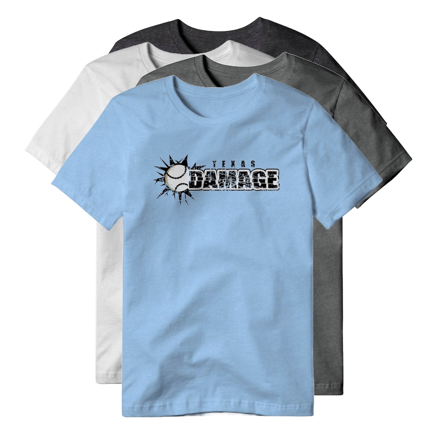 Texas Damage Cotton/Poly Blend Tee SS