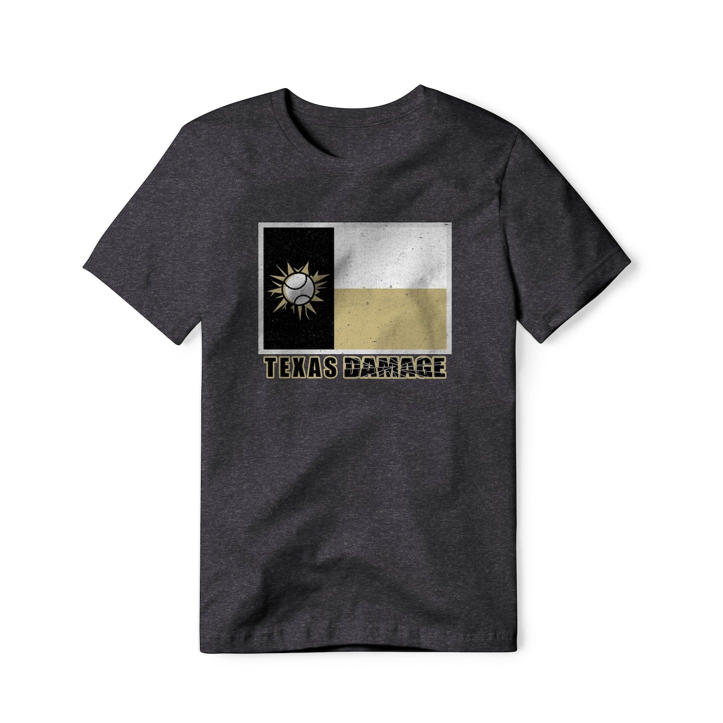 Texas Damage Cotton/Poly Blend Tee SS