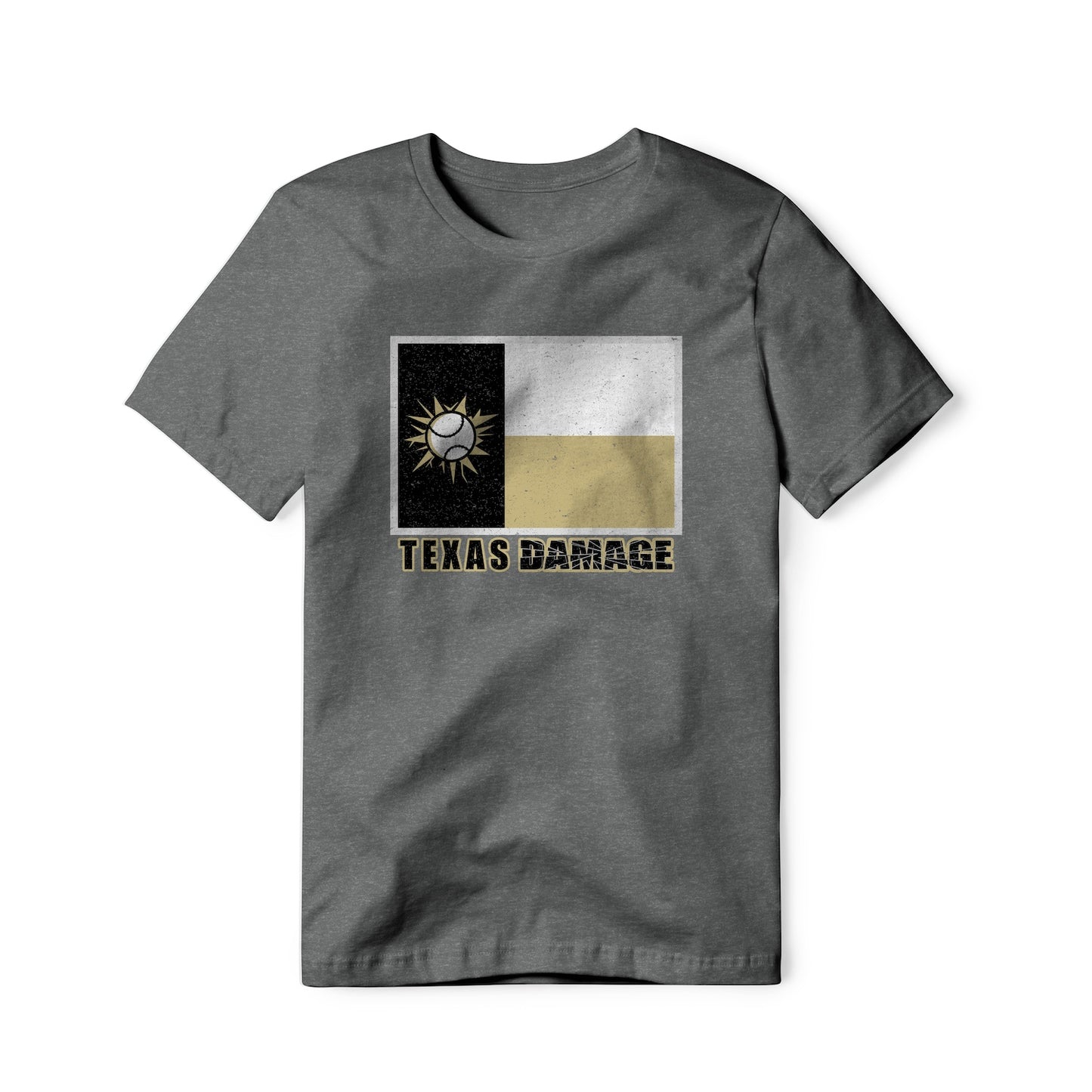 Texas Damage Cotton/Poly Blend Tee SS