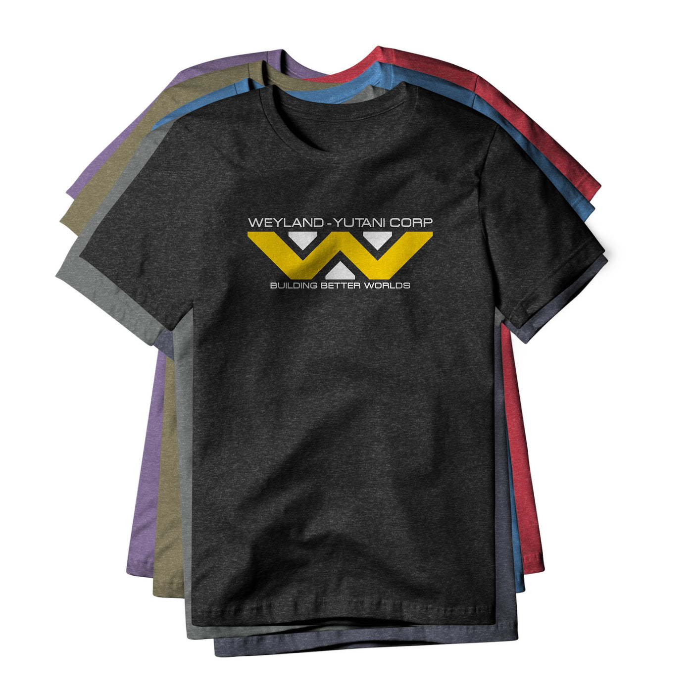 Weyland-Yutani Logo : Alien Movie, Cotton/Poly Blend Tee