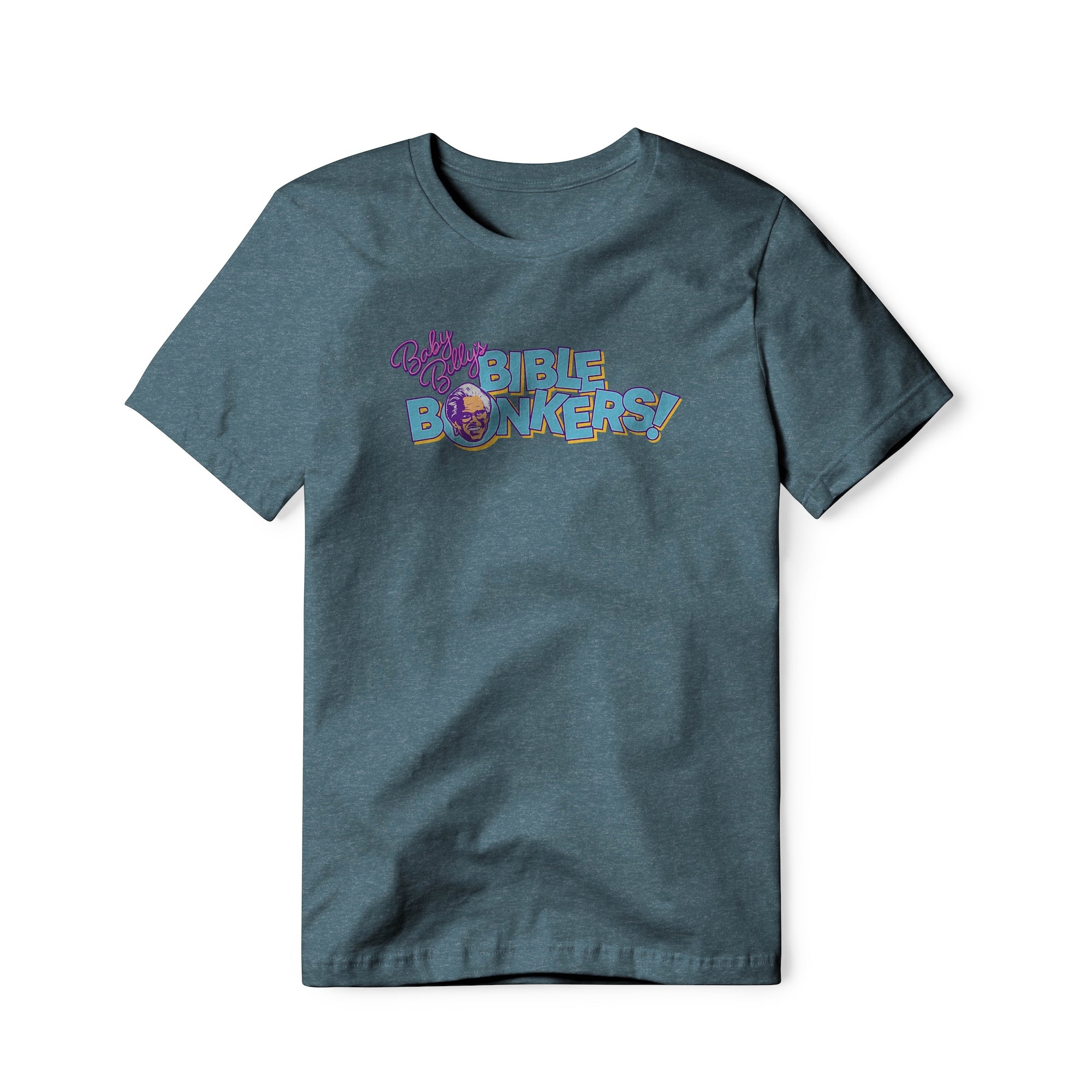 Baby Billy's Bible Bonkers Logo : Righteous Gemstones Show, Cotton/Poly Blend Tee