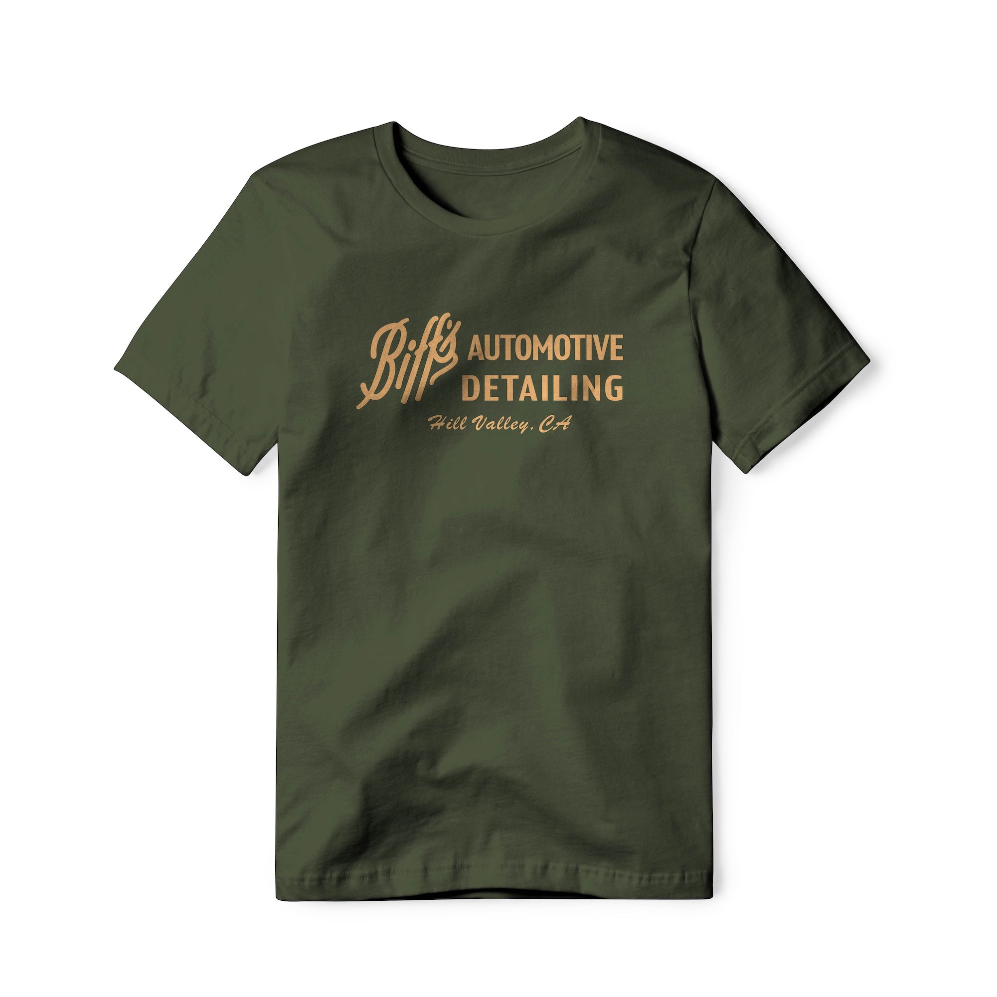 Biff's Automotive Detailing Logo : Back To The Future Movie, Classic Cotton Tee
