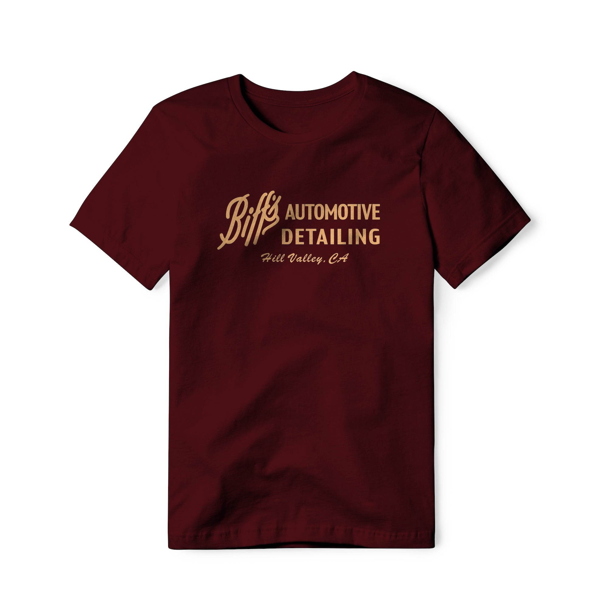 Biff's Automotive Detailing Logo : Back To The Future Movie, Classic Cotton Tee