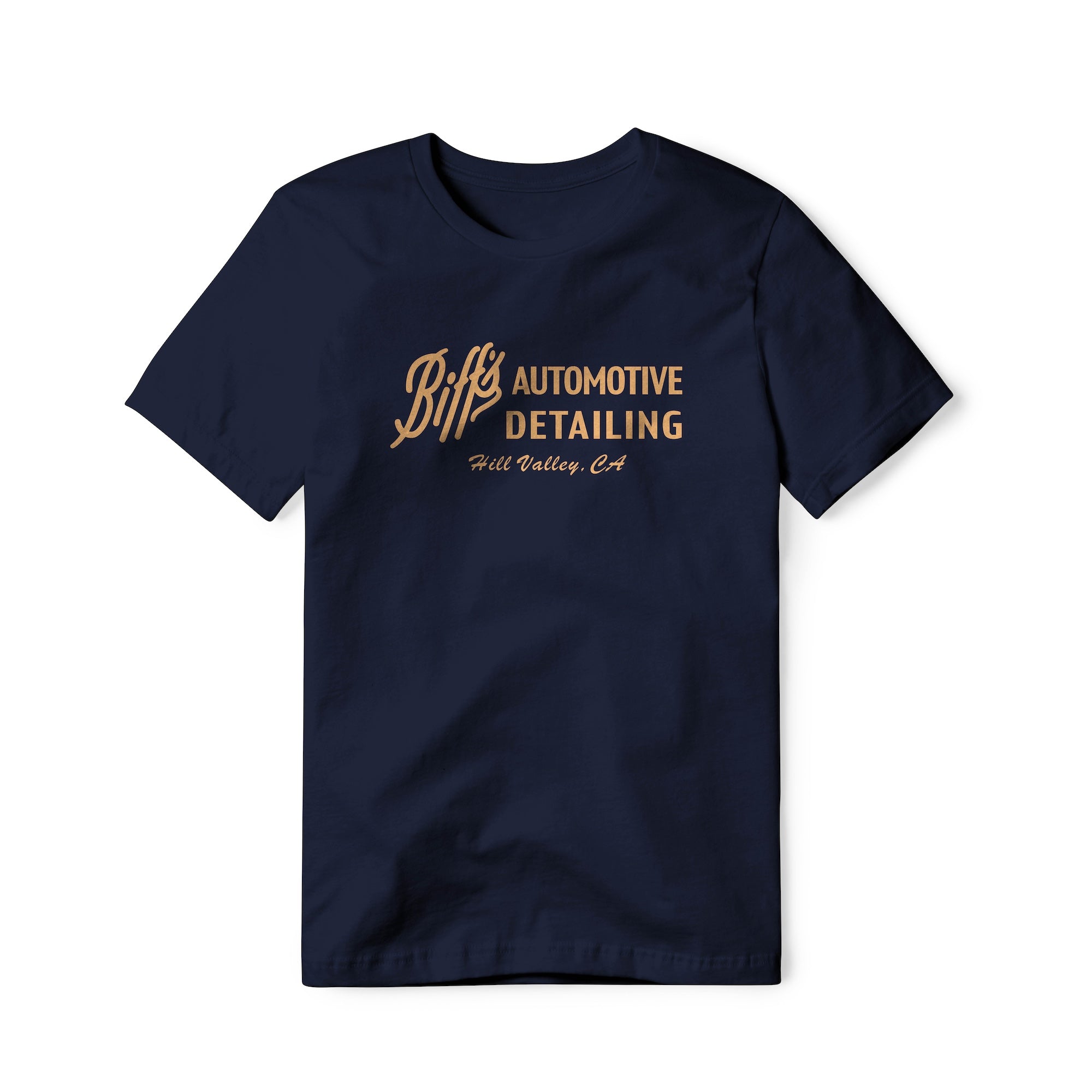 Biff's Automotive Detailing Logo : Back To The Future Movie, Classic Cotton Tee