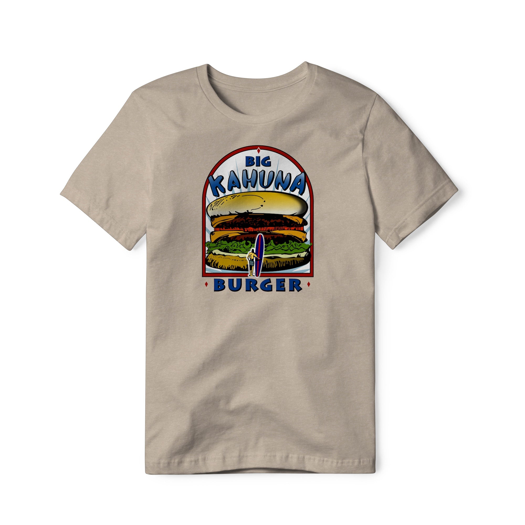 Big Kahuna Burger Logo : Pulp Fiction Movie, Cotton/Poly Blend Tee