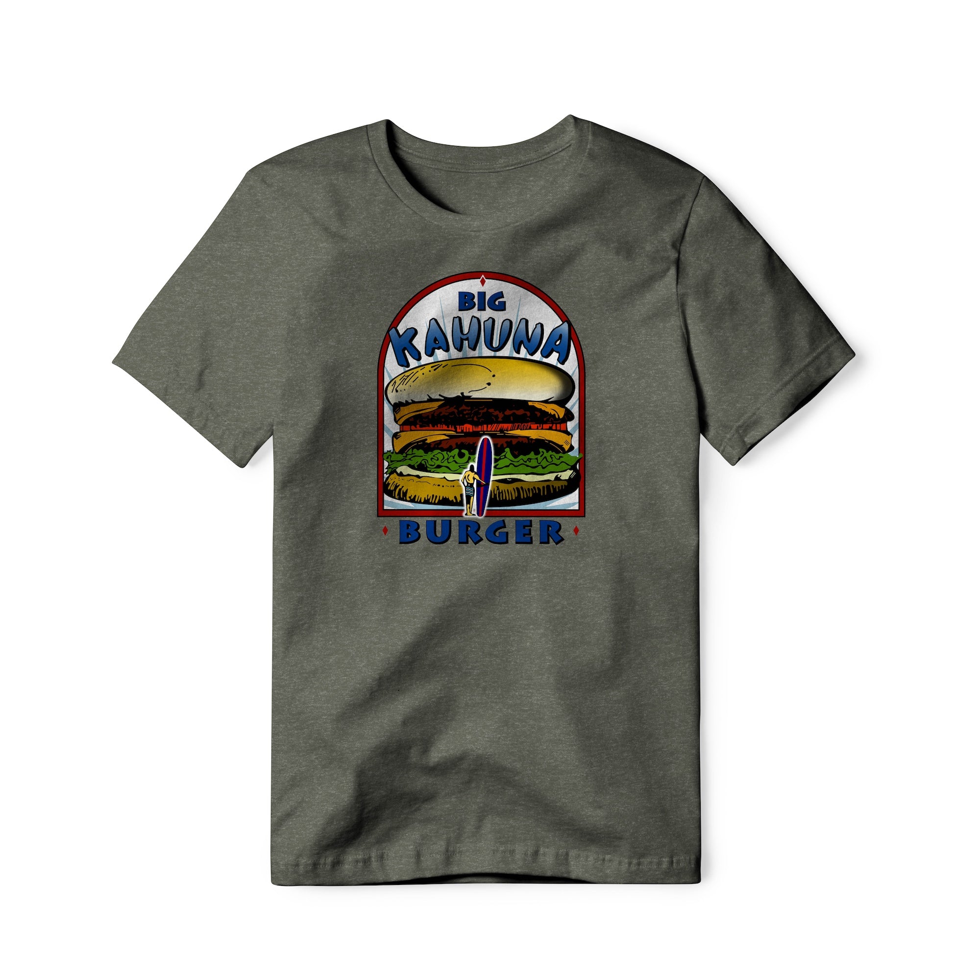 Big Kahuna Burger Logo : Pulp Fiction Movie, Cotton/Poly Blend Tee