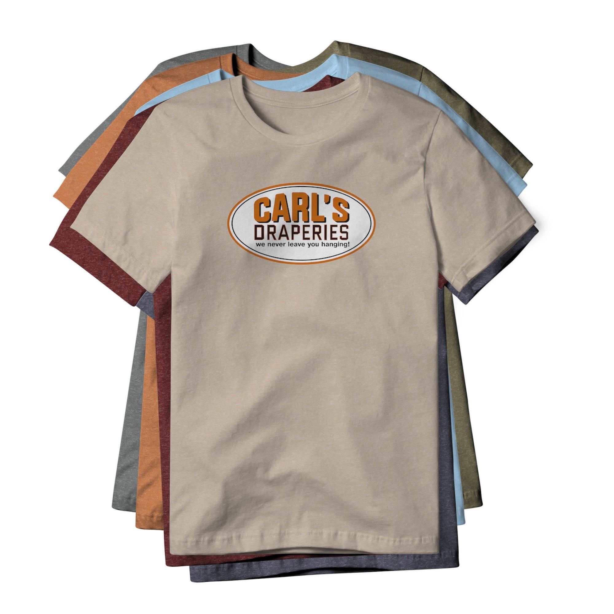 Carl's Draperies Logo : Terminator Movie, Cotton/Poly Blend Tee
