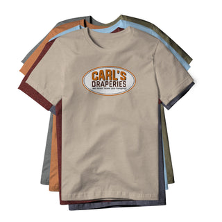 Carl's Draperies Logo : Terminator Movie, Cotton/Poly Blend Tee