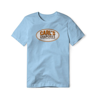 Carl's Draperies Logo : Terminator Movie, Cotton/Poly Blend Tee