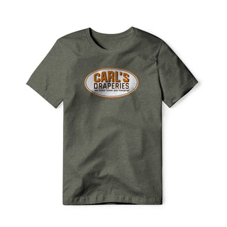 Carl's Draperies Logo : Terminator Movie, Cotton/Poly Blend Tee